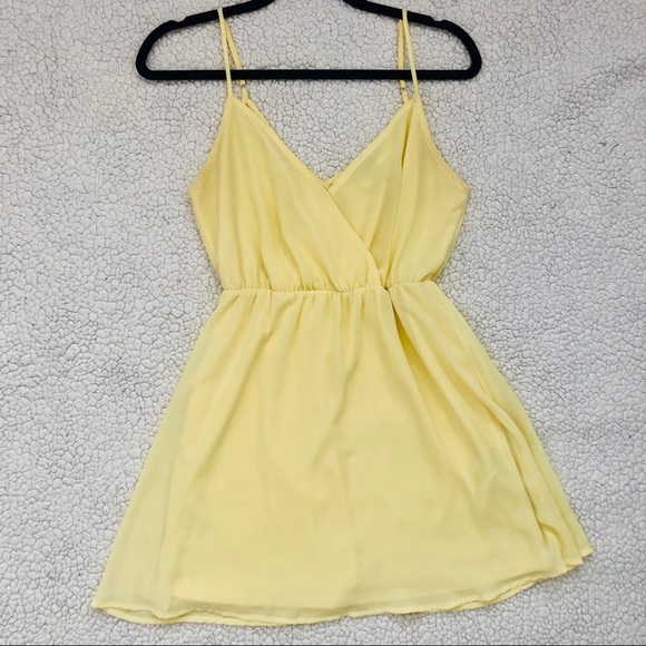 pastel yellow sundress